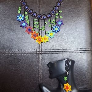 New Handmade Mexican Necklace Set